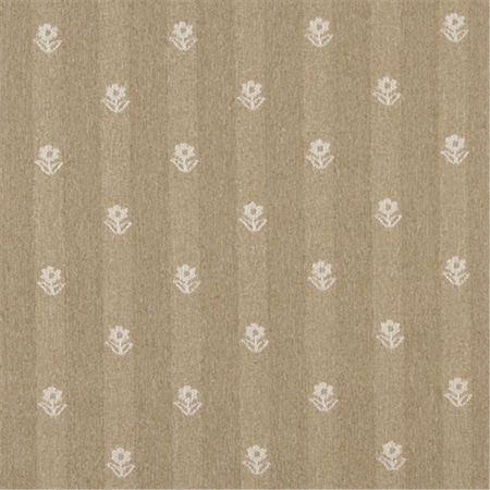 Designer Fabrics 54 in. Wide Gold And Ivory- Flowers Country Style Upholstery Fabric C627